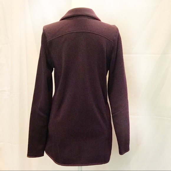NWT Champion ZIP Knit Jacket in Eggplant Sz L - Picture 2 of 6